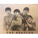 WITHDRAWN - The Beatles - a set of four autograph signatures, inc, Paul McCartney, John Lennon,