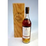 A 70cl bottle of 1978 Baron De Lustrac Bas Armagnac c/w original wooden presentation box