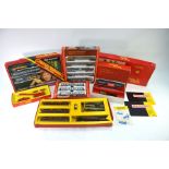 A collection of boxed 00 gauge train sets - Tri-ang Rovex R.323 Operating Mail Coach set (series 3