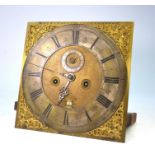 George Wilson, London, a George III month-going five pillar longcase clock movement, repeat striking