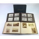 Three albums of family photographs circa 1909 - 1914, inc. holidays, mountaineering, servants, etc