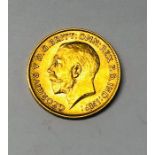 An Edward VII half sovereign, dated 1911