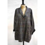 A collection of contemporary clothing comprising; Gudrun Sjoden grey wool checked jacket with