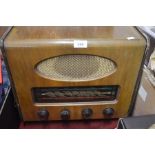 A 1950s Sobell wooden cased radio