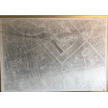 An extensive London map of Paddington St Marylebone, superseded edition 1872, 69 x 100 cm