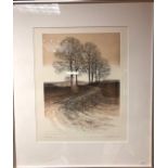 Kathleen Caddick - 'Treeridge', ltd ed 2/200 print, signed to lower right margin to/w 'A Scottish