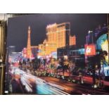 A contemporary canvas print of Las Vegas