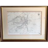 An Ordnance Survey map of Andover to/w High Street Andover reproduction map, Map of Hampshire and