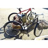 A vintage Triumph bicycle (A/F)