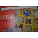 A collection of vintage board games to include Cleudo, Monopoly, Battleship etc.