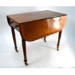 Victorian mahogany pembroke table