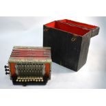 A Continental accordion and a Hohner Club 1B accordion