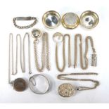Various silver and white metal jewellery