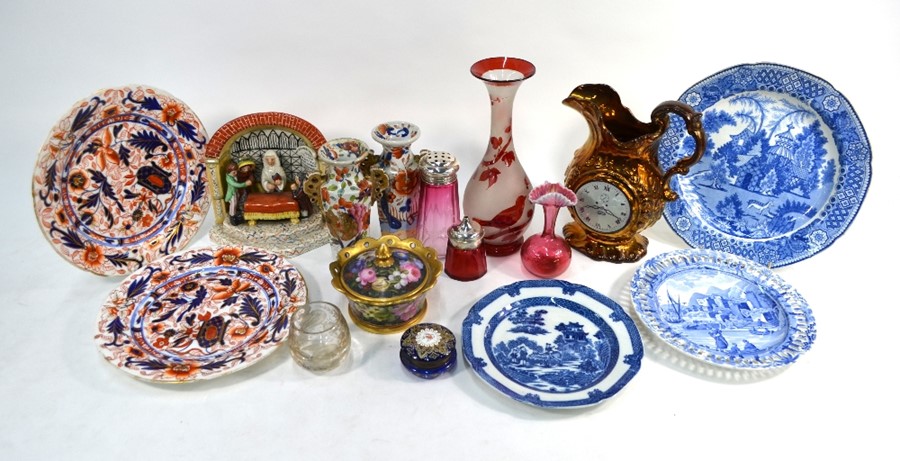 A collection of 19th century ceramics