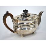 A Regency silver teapot, London 1809
