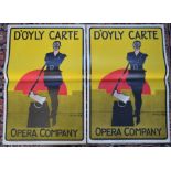 Two D'Oyly Carte Opera Company posters