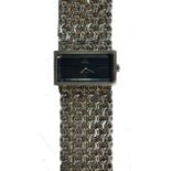 A 1970s vintage silver Omega De Ville Jeux d'Argent wristwatch