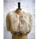 Fox fur evening cape