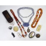 A selection of Victorian and later jewellery