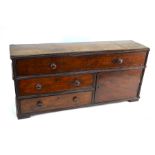 A 19th century mahogany table top cabinet