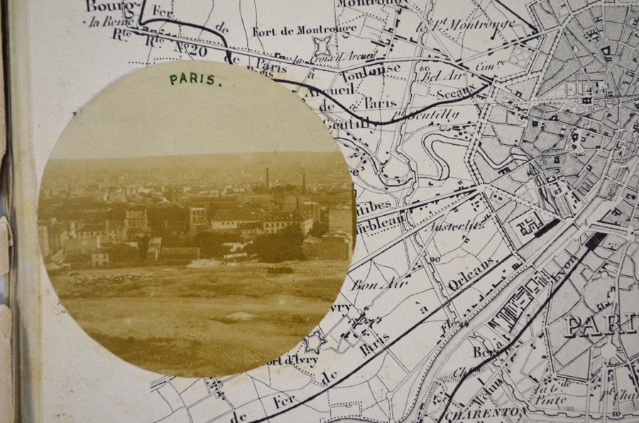 Railway interest - A mid 19th century French presentation map - Image 3 of 3