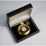 An 18ct gold half hunter pocket watch, William Wagstaff of Islington, 1910