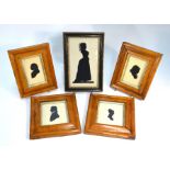 Five portrait miniatures