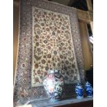 A fine old Persian Kashan rug