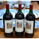 Three Magnums of 1989 Chateau Ducla Bordeaux