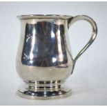 A silver pint mug, Joseph Gloster Ltd., Birmingham 1923