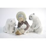 Three Lladro figures