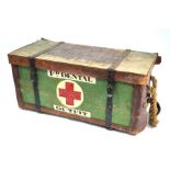 Vintage Army field dentistry trunk