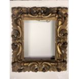 A pair of 19th century rectangular giltwood frames