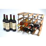 Wine - Four bottles of 2001 Chateau Caillet Bordeaux/Superior and ten other bottles