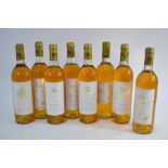 Seven bottles of 1988 Chateau de Rayne Vigneau Sauternes 1er Cru Classe and another