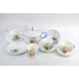 A Shelley Regent shape tea service