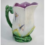 A Victorian majolica water jug