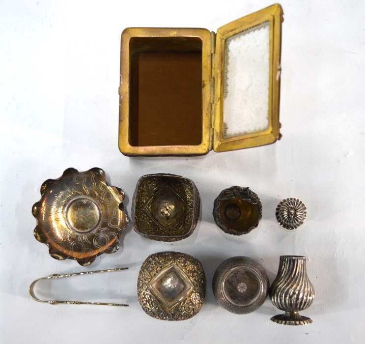 Indian and Chinese white metal items and continental jewellery casket - Image 2 of 3