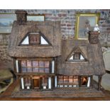 Tudor Dolls Houses - Robert Stubbs, a bespoke handmade tudor style thatched five room dolls house
