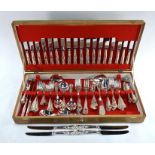 A canteen of King's pattern epns flatware and cutlery