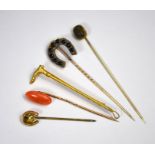 Victorian stick pins