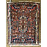 A Persian Mahal small rug circa 1930's