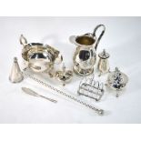 Varios silver, old Sheffield plate and plated wares