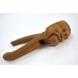 A 19th century Black Forest carved wood nutcracker