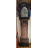 William Wise, Wantage, a George III japanned 8 day long case clock