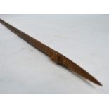 An Australian Aboriginal culture spear. Provenance: The Property of a Gentleman, collected by him in