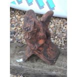 A small composite terracotta dragon ridge tile