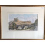 Max Ludby (1858-1943) - View of Ludlow Castle, watercolour, signed lower right