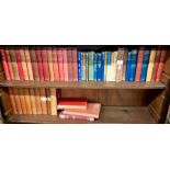 Rudyard Kipling - two shelves of approximately 49 novels and poems etc.