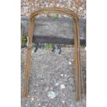 A set of ten medium curved garden plant frames